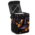 thumbnail image 1 of Witch Hat Foldable Car Trash Can Mini Trash Can with Lid Leak-Proof Car Garbage Can Hanging Storage Bag Car Trash Bin, 1 of 6