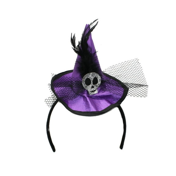 Witch Hat Headband - Purple