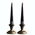 thumbnail image 1 of Witch Hat Taper Candles, 7.9" Halloween Witch Hat Candles Set of 2, Black Taper Flickering Candles, Halloween Decoration for Dinner Party Holiday Decor(2Pcs), 1 of 8
