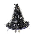 thumbnail image 1 of Witch Hat Tinsel Skull Decorated 1 Piece Spooky Halloween Hat for Home Party Family Gathering Haunted House Halloween Holiday Decoration Spooky Atmosphere Prop, 1 of 7