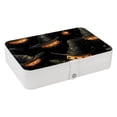 thumbnail image 1 of Witch Hat Travel Jewelry Organizer Storage Box Bracelet Holder, PU Leather with Removable Compartment, Portable, 1 of 6