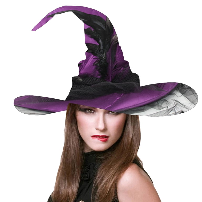 Witch Hats for Women, Adult Witches Wizard Halloween Cosplay  display picture 1