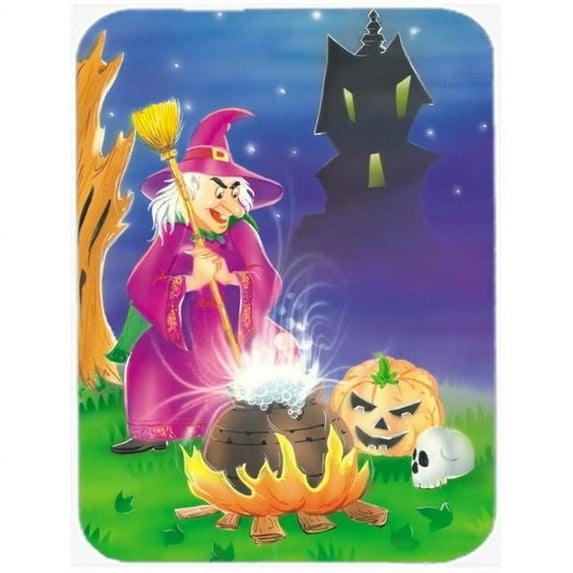 Witch & Her Castle Glass Large Cutting Board