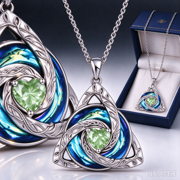 Witch Knot Necklace, Witch Knot Trinity Knot Necklace for Women Wear ...