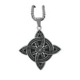 thumbnail image 1 of Witch Knot Stainless Steel Necklace Celtics Knot Wiccan Protective Amulet Supernatural Witchcraft Pendant Jewelry Gift, 1 of 9