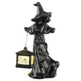 thumbnail image 1 of Witch Lantern Ghost Hell Messenger Witch With Lantern Realistic Resin Ghost Sculpture Witch Figurines Vintage Halloween Decor, 1 of 13