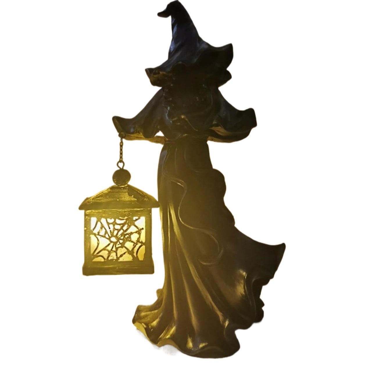 Witch Frame Face Less Witch Light Decoration - Faceless Ghost Sculpture Decoration ...