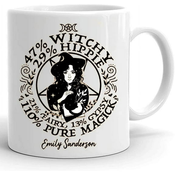 Witch Mug, Halloween Mug, Gifts For Her, Gifts For Halloween, Witches Birthday Christmas Thanks Giving, 11 Oz 15 Oz Ceramic Coffee Mug