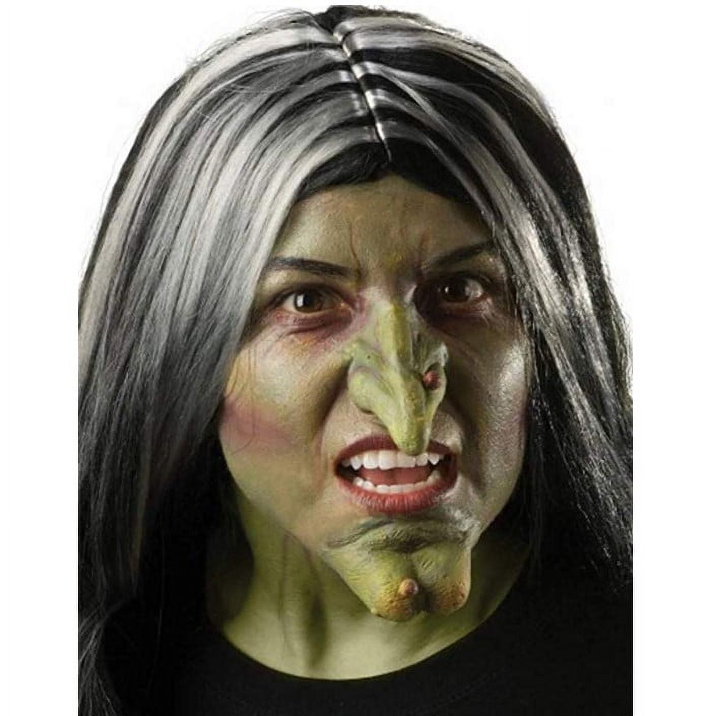 Witch Nose - Green - Adult Teen - Includes Spirit Gum