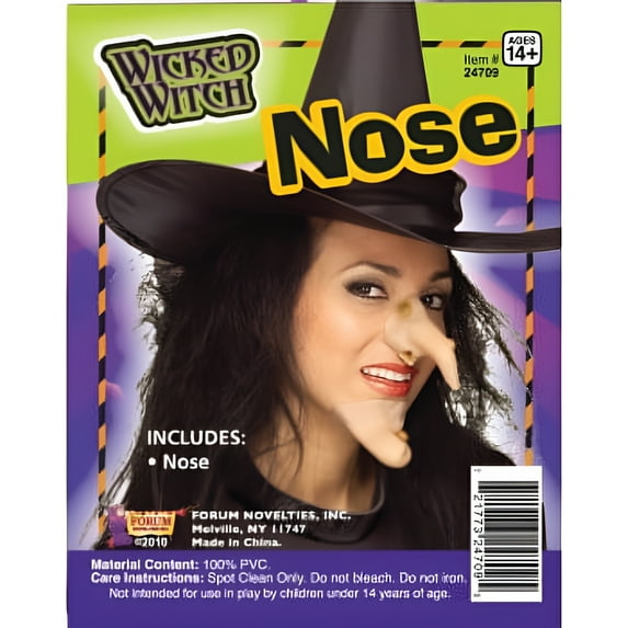 Witch Nose Halloween Costume Accessory