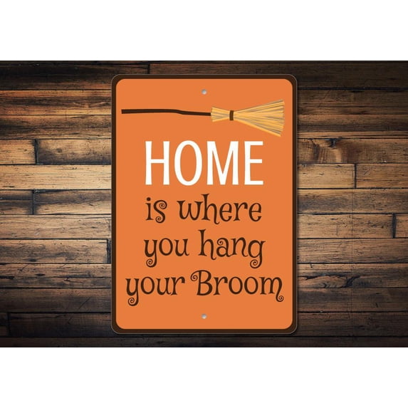 Witch Phrase Novelty Sign, Metal Wall Decor - 10x14 inches