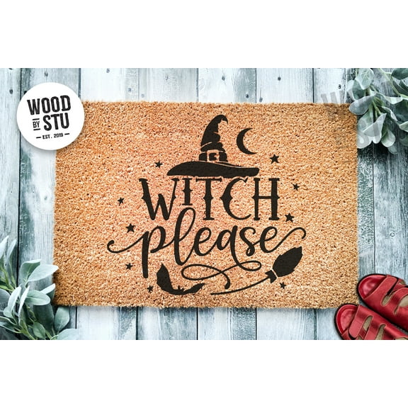 Witch Please Door Mat | Funny Doormat | Welcome Mat | Halloween Decor | Funny Door Mat | Home Doormat | Halloween Mat