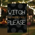 thumbnail image 1 of Witch Please Personalized Garden Flag, 1 of 1