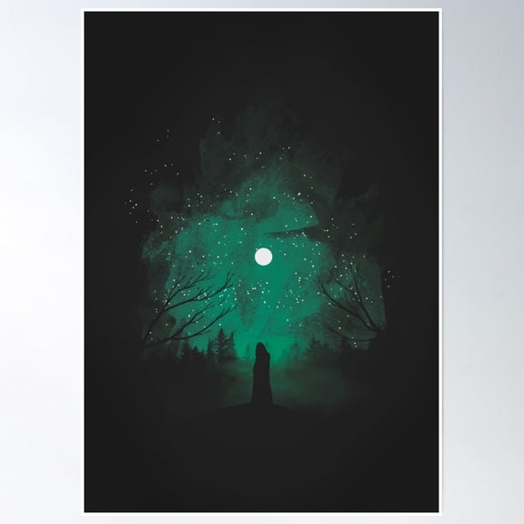 Witch Poster Wall Art, Modern Wall Decor, 8x12 UNFRAMED