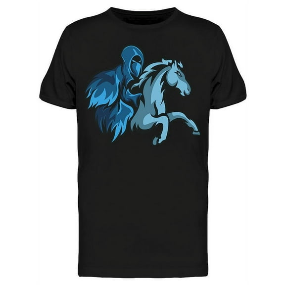 Witch Ride Horse Icon T-Shirt Men -Image by Shutterstock, Male Medium
