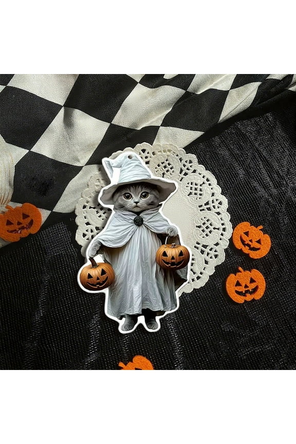 Witch Series 2D Acrylic Keychain, Cute Witch Bag Pendant for Halloween Gifts, Collectible Accessories and Decorative Charm for Women Girls