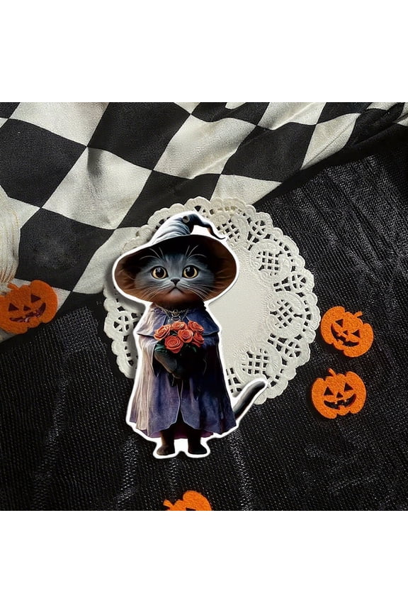 Witch Series 2D Acrylic Keychain, Cute Witch Bag Pendant for Halloween Gifts, Collectible Accessories and Decorative Charm for Women Girls