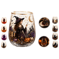 thumbnail image 1 of Witch Series Creative Glass Cup,4.2*2.7 Inch Novelty Drinking Glass Tumbler,Versatile Halloween Drinkware for Cocktail Cider Home Bar Holiday Gift, 1 of 7