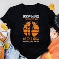 thumbnail image 1 of Witch Shirt, Assuming I'm Just An Old Lady Was Your First Mistake T-Shirt, Halloween T Shirt, Witch Broom Shirts, Halloween Gift, Halloween, 1 of 2