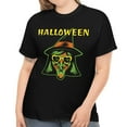 thumbnail image 1 of Witch Shirt Halloween Tshirts Women for Plus Size Women Evil Witch Funny Halloween Costumes for Plus Size Women, 1 of 7