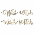thumbnail image 1 of Witch Sign Unfinished Wood Cutout Home Decor DIY Option 3- 42" Wide / 1/2", 1 of 3