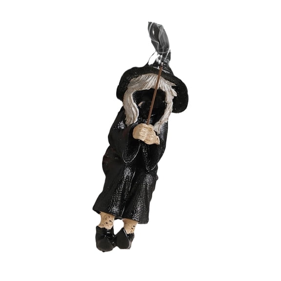 Witch Statue Resin Craft Mystical Design Spiritual Decor for Indoor Altars Halloween Tabletop Display