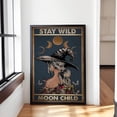 thumbnail image 1 of Witch Stay Wild Moon Child Poster, Witch Hippie Gothic Magic Witch Vintage Wall Decor, Wall Poster, Home Decor Home Decor #1616, 24x36 UNFRAMED, 1 of 3