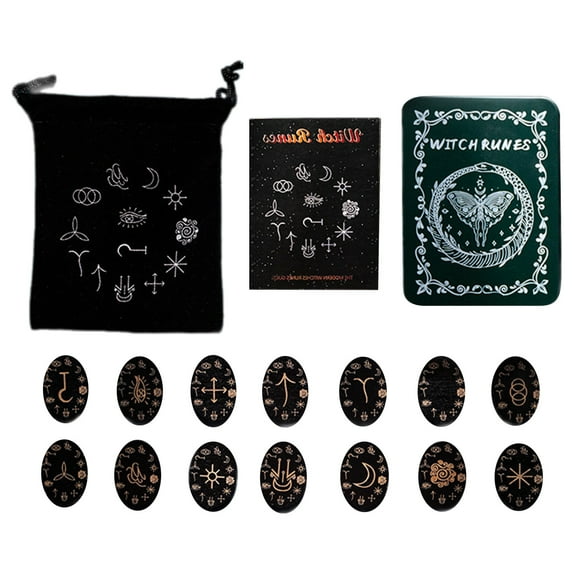Witch Stones Meditation Handmade Crystal Stones Set Witch Decors Witch Home Decors Set