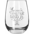thumbnail image 1 of Witch Switch Happy Halloween Etched 15.25oz Libbey Stemless Wine Glass, 1 of 1
