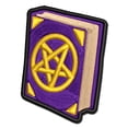 thumbnail image 1 of Witch Tome Spell Book Grimoire for Magic Witchcraft Applique Multi-Color Embroidered Hook & Loop Patch - 2.0 Inch Mini, 1 of 5