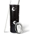 thumbnail image 1 of Witch Tumbler with Lid and Straw-Gothic Decor-Stainless Steel Insulated-Witchy Gifts-Skinny Halloween Tumbler for Women Daughter Girlfriend Teenage Girls-Travel Iced Coffee Cup Mug-20 oz Tumbler, 1 of 5