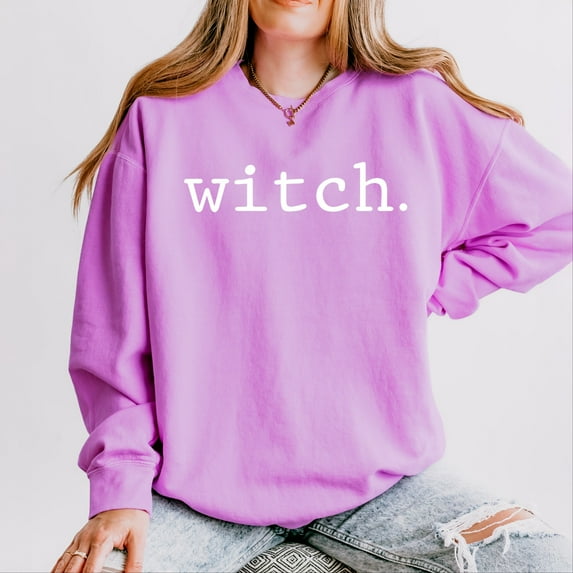 Witch Typewriter - Women's Lightweight Garment Dyed Sweatshirt