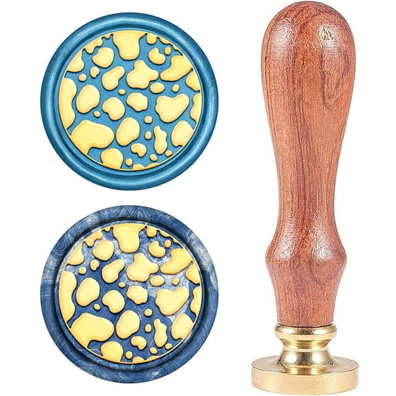 Witch Wax Seal Stamp Halloween Sealing Wax Stamps Mirror 25mm Retro Vintage Removable Brass Stamp Head with Wood Handle for Wedding Invitations Christmas Thanksgiving Gift Packing