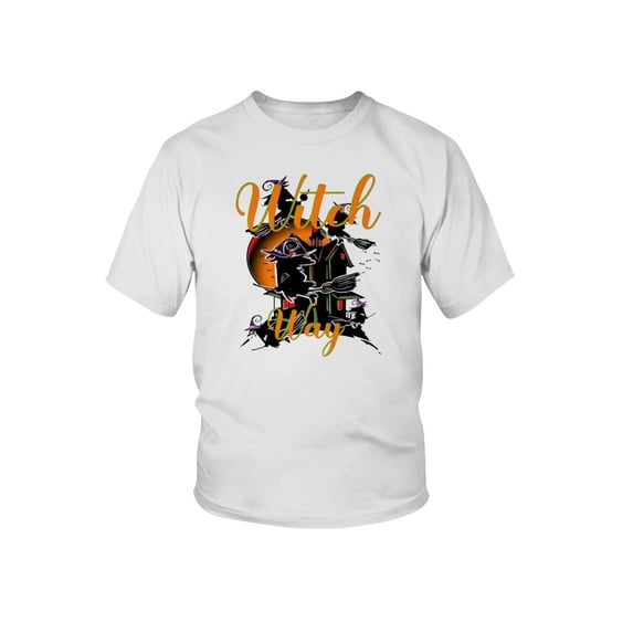 Witch Way Halloween Youth Sizes