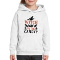 thumbnail image 1 of Witch Way To The Candy? Hoodie Juniors -Image by Shutterstock,  x-Large, 1 of 4