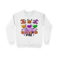 thumbnail image 1 of Witch Way To The Wine, Funny Halloween Sweatshirt, Halloween Crew Neck, 1 of 10