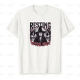 thumbnail image 1 of Witch With Hat Resting Face Funny Retro Autumn Quote Cartoon Style T-Shirt up to size 5XL, 1 of 2