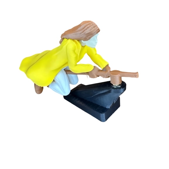 Witch and Wizard Broomstick Dashboard Drift Ornaments,Fantasy Car Decoration,Fun Drift & Turn Wizard Broomstick Decor,Mini Dynamic Interactive Automobile Dashboard Interior Accessory Gift (Style F)