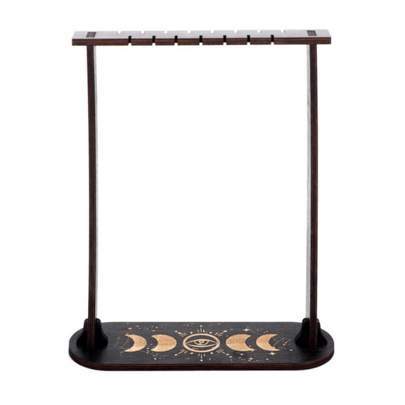 Witch Wooden Moonlight Crystal Display Shelf, Rack Multipurpose Shelving Unit