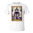 Witch Workout Fitness Deadlifting Hexes Flexes Tarot Card TShirt ...