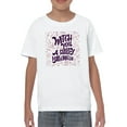 thumbnail image 1 of Witch You Happy Halloween T-Shirt Juniors -Image by Shutterstock,  Small, 1 of 4