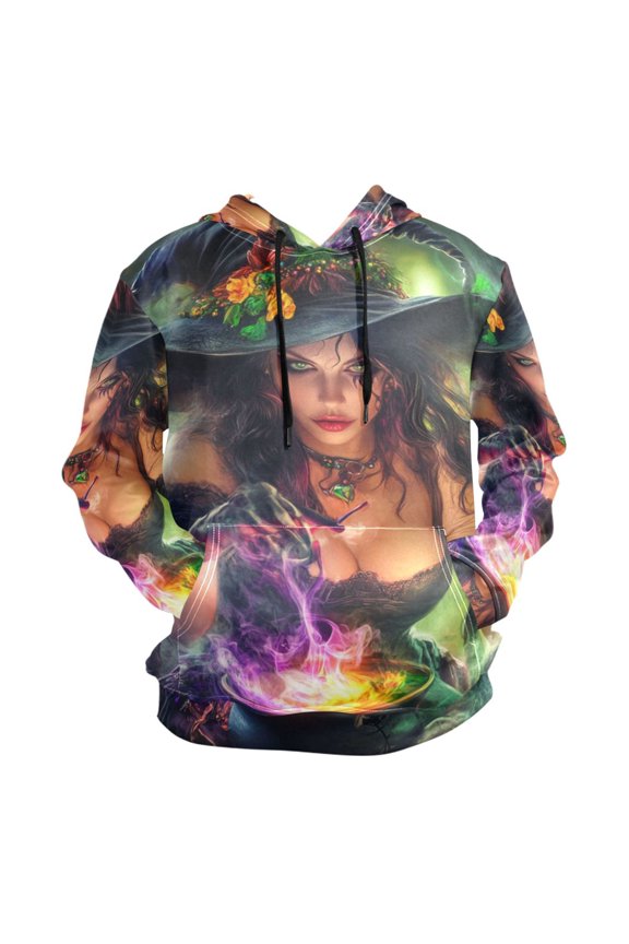 Witch and Potions Men’s Hoodies Sweatshirt Fleece Jackets Long Sleeve Sweatshirts