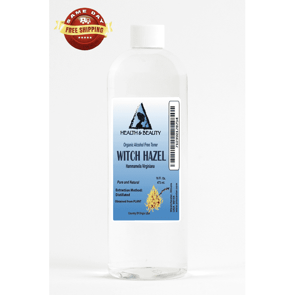 Witch hazel distillate face toner all natural 64 oz