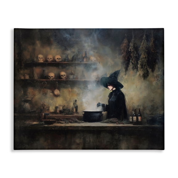 Witch's Cauldron Brew Canvas Wall Art, design by Arlington Prints