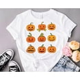 thumbnail image 1 of Witch scary Halloween shirt, ladies funny Halloween shirt, Halloween Gift Shirt Friends Birthday, Halloween Costume , 9 pumpkin, 1 of 5