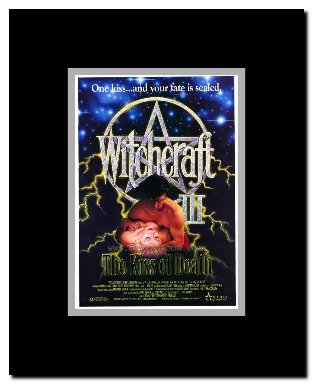 Witchcraft III - The Kiss of Death Framed Movie Poster