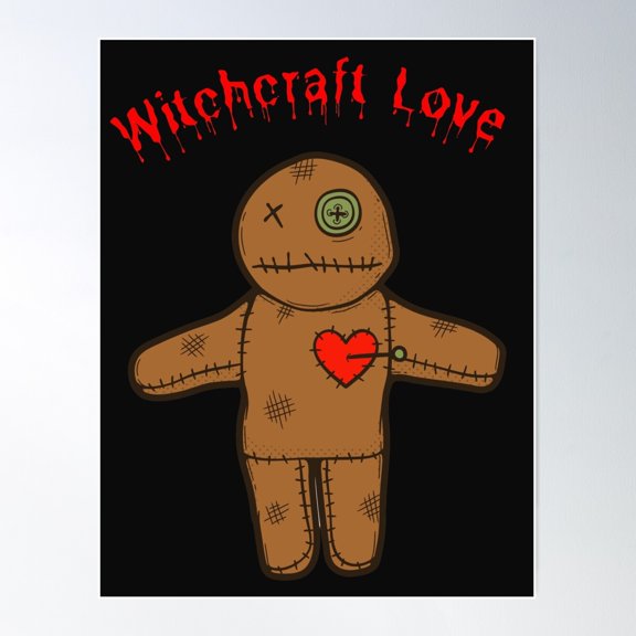 Witchcraft Love Poster Wall Art, Modern Wall Decor For Living Room Bedroom, 8x12 UNFRAMED
