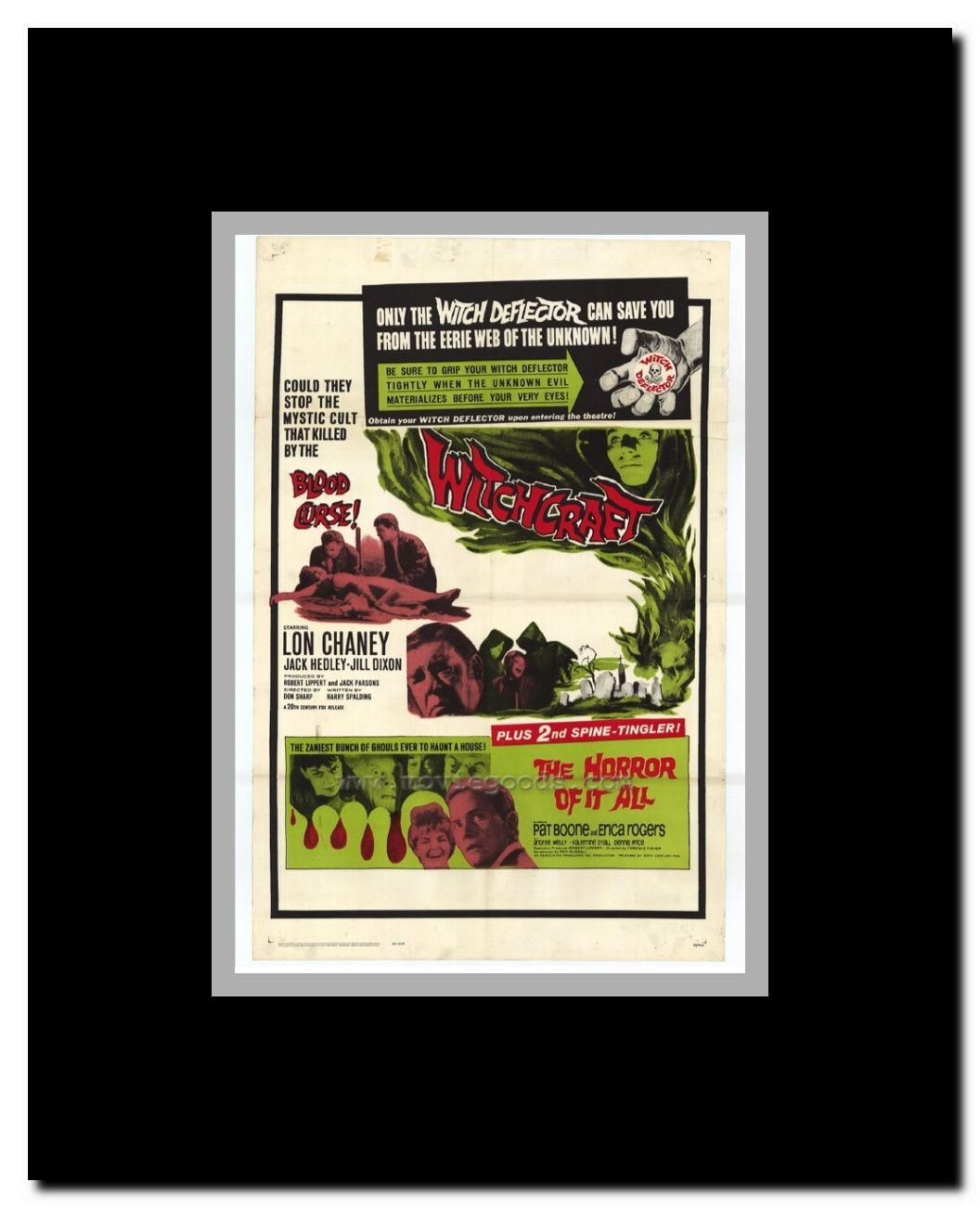 Witchcraft/The Horror of it All Framed Movie Poster