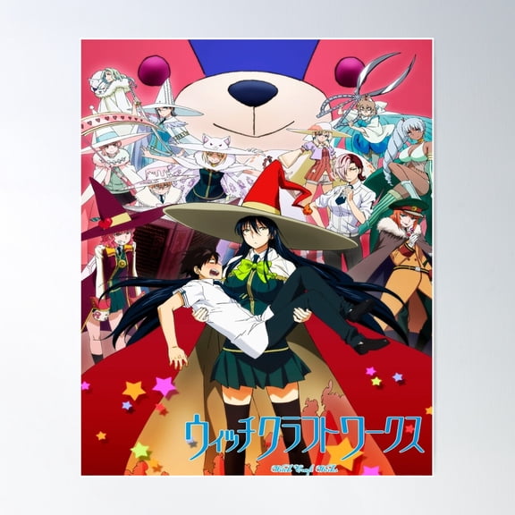 Witchcraft Works Poster Wall Art, Modern Wall Decor For Living Room Bedroom, 8x12 UNFRAMED