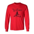 thumbnail image 1 of Witches Be Crazy Adult Long Sleeve T-shirt, 1 of 3